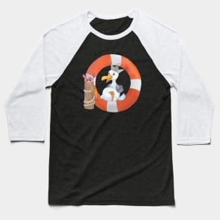 Möwe im Ring Baseball T-Shirt